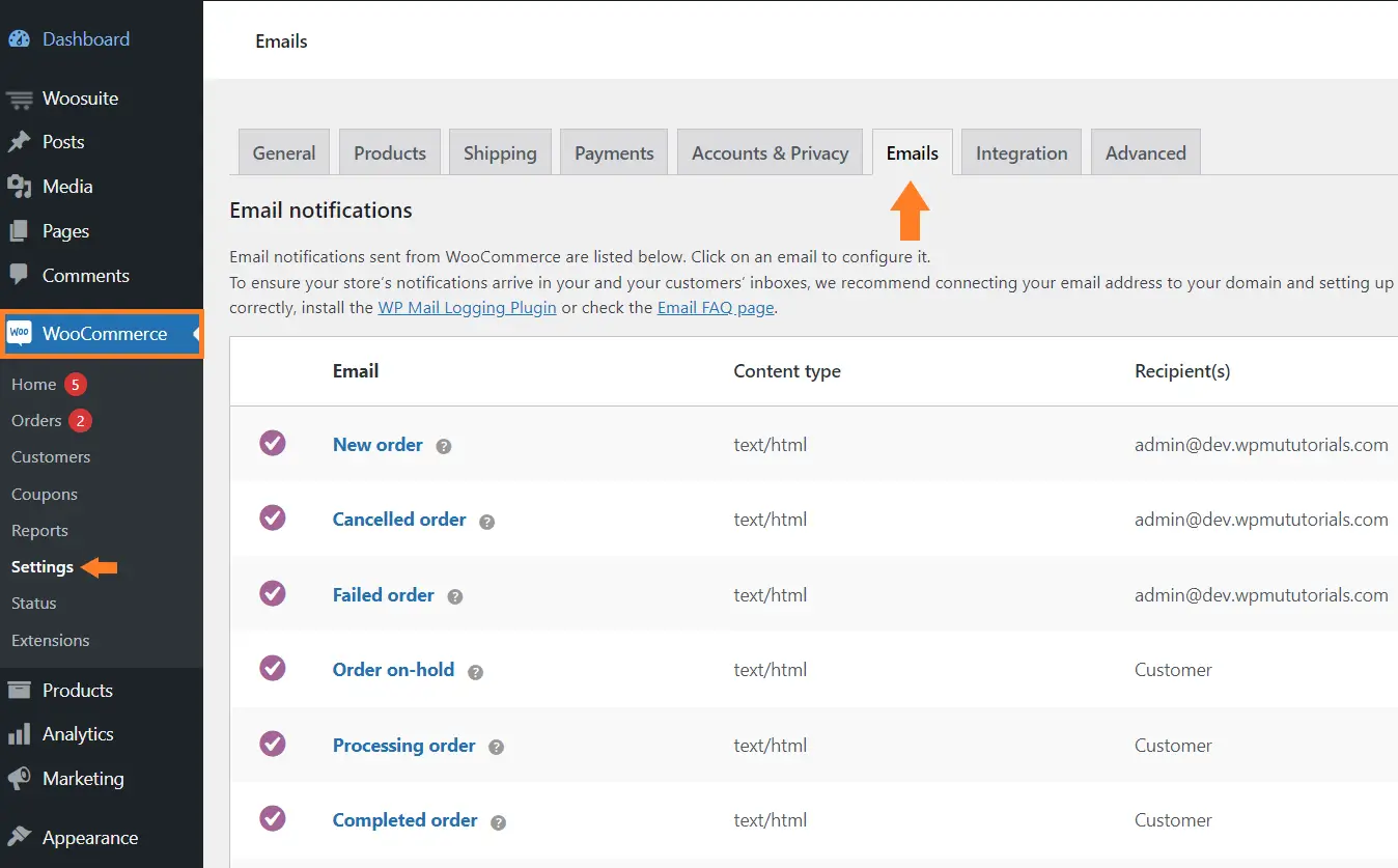WooCommerce: Automatically Send Pending Order Invoice Email