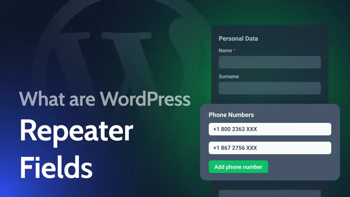 How to Create a Dynamic Repeater Field in WordPress Without ACF